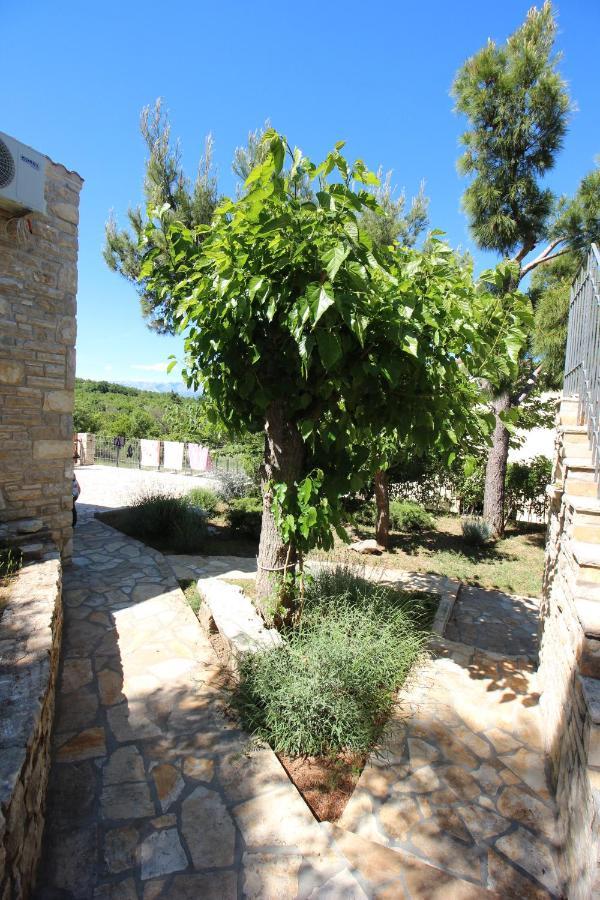 Stone House Skrivena Villa Pridraga Eksteriør bilde