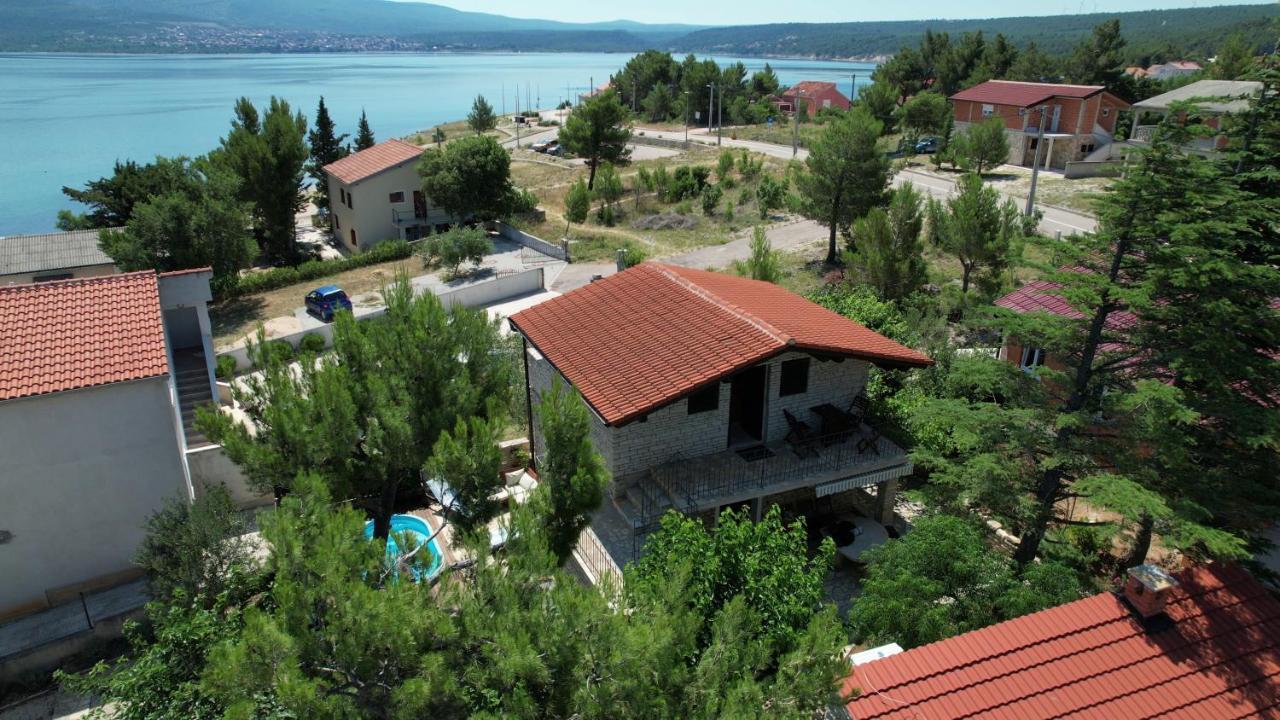 Stone House Skrivena Villa Pridraga Eksteriør bilde