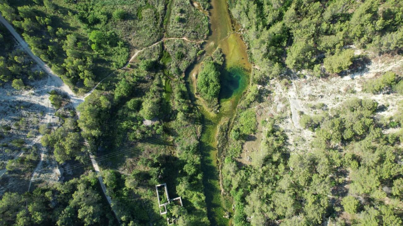 Stone House Skrivena Villa Pridraga Eksteriør bilde